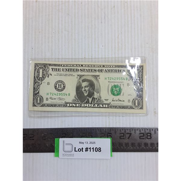 "Elvis Presley" US $1 Bank Note