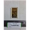 Image 1 : Replica Credit Suisse Gold Ingot