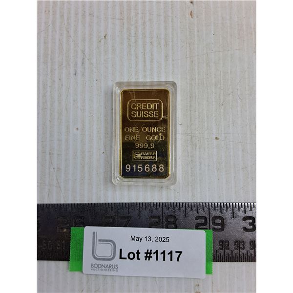 Replica Credit Suisse Gold Ingot