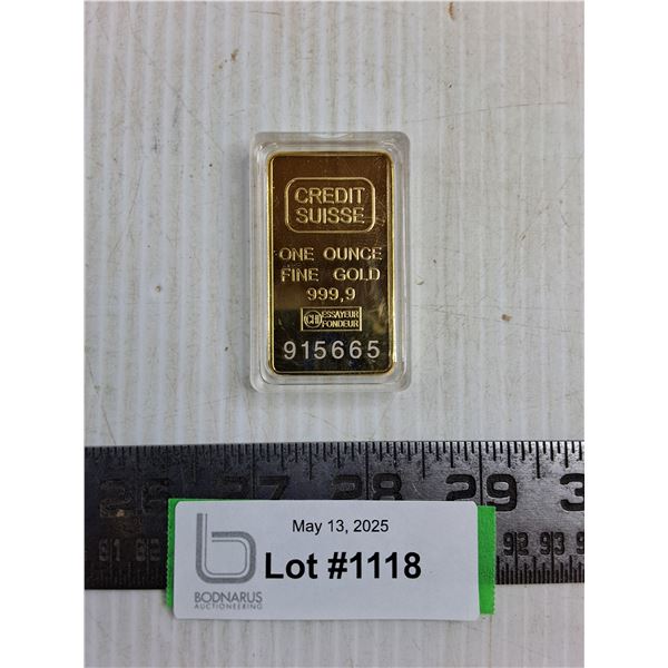 Replica Credit Suisse Gold Ingot