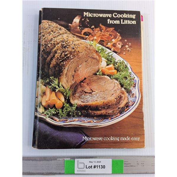 Microwave Cooking Book by Litton