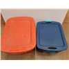 Image 3 : *(2) Plastic Totes with Lids - Cannot Ship