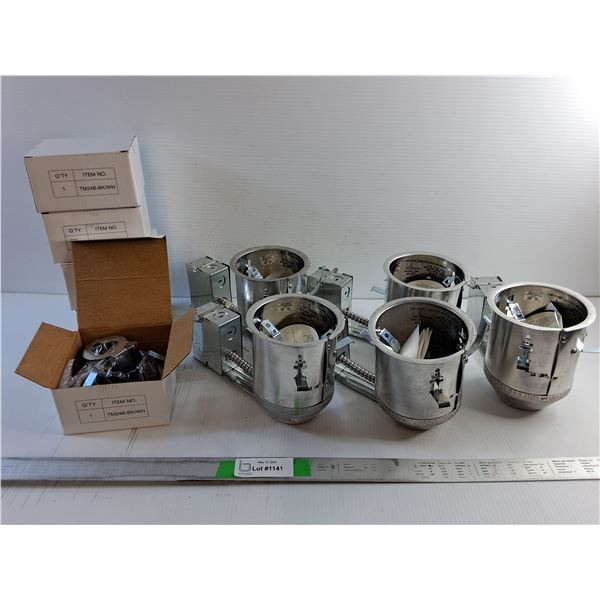(5) 4" Recessed Light Fixtures - As Is
