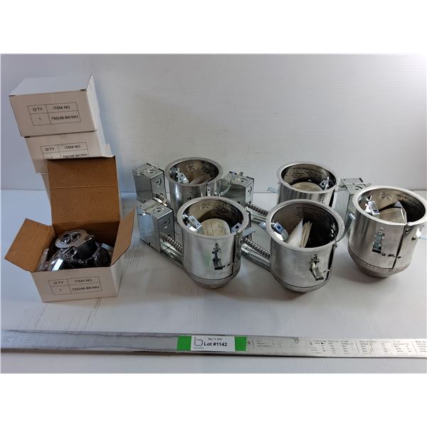 (5) 4" Recessed Light Fixtures - As Is