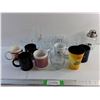 Image 1 : Mugs, Sugar Bottle and Glass Cups