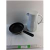 Image 1 : 8" Frying Pan and Coffee Pitcher