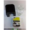 Image 1 : File Organizer, Glass Flower Vase and Multi Surface Care Kit