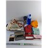 Image 1 : Baking Dish, Kitchen Cloths & Mitts, Colibri Calculator and Water Bottles