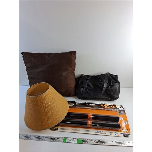 Grilling Sheets, Lamp Shade, Ladies Purse and Pillow