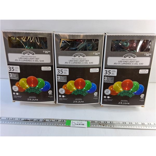 LED G40 Light Sets - As Is