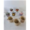 Image 2 : (15) Mugs, Sugar Bowl, (6) Dessert Plates
