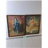 Image 1 : (2) Victorian Era Style Framed Paintings 17.25" x 13.25"