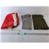 Image 1 : (2) Cloth Laundry Bags & Canada Flag 6 Ft. Long x 35" Tall
