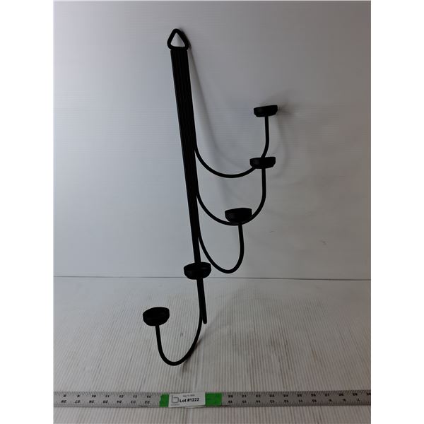 Party Lite Wall Hanging Metal Tealight Holder 25.5" Tall, Pickup Preferred