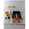 Image 1 : Paint Lot- (4) Rollers, Tray, Pail & Liners, Misc.
