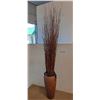 Image 1 : *Ceramic Stand with Dried Willow Branches 7 Ft. Tall, Cannot Ship