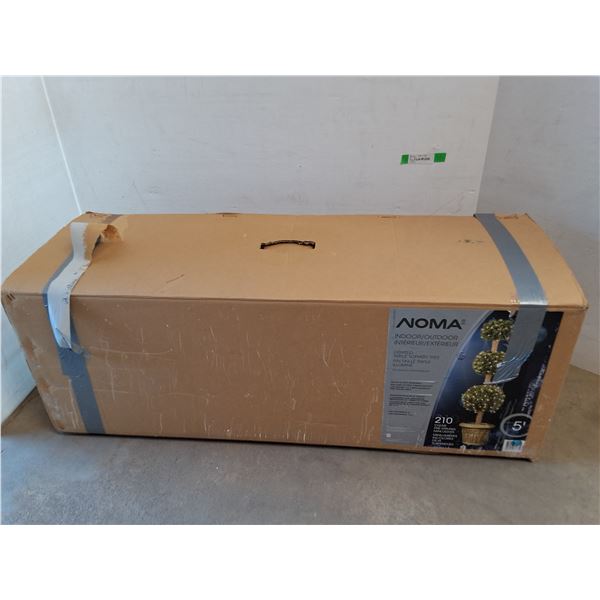 *Noma Lighted Triple Topiary Tree,  2/3 Light Strands Working  -  Cannot Ship