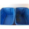 Image 2 : (2) Rubbermaid Storage Totes with Lids  12" Tall x 24" Long x 15.75" Wide