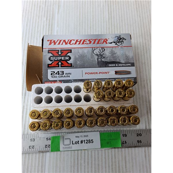 *^(1.5) Boxes of 243 Winchester Rifle Rounds, PAL Required, Cannot Ship