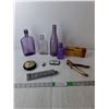 Image 1 : Viintage Lot- Setting Pliers, (4) Glass Bottles, Milk of Magnesia Tablets, Misc.