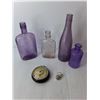 Image 3 : Viintage Lot- Setting Pliers, (4) Glass Bottles, Milk of Magnesia Tablets, Misc.