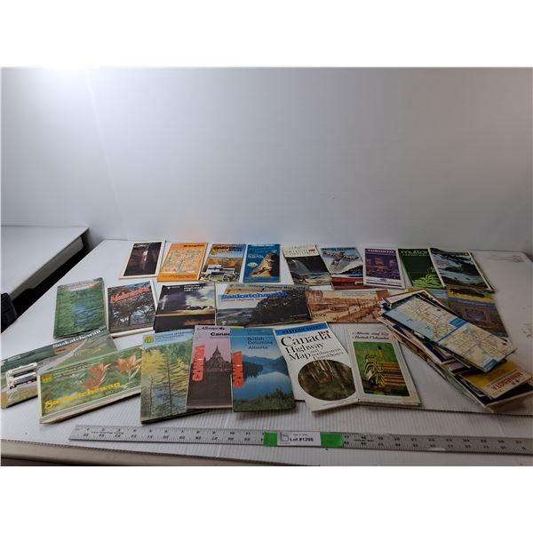 Lot of Vintage Maps- Utah, Saskatchewan, Toronto, Misc.