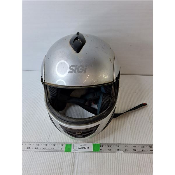 SiGi Drifter Motorcycle Helmet-L to XL Manufactured Jan. 2009