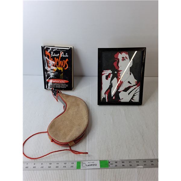 Flask, Scarface Framed Print 10.5" x 8.5", 'Psychos' Book