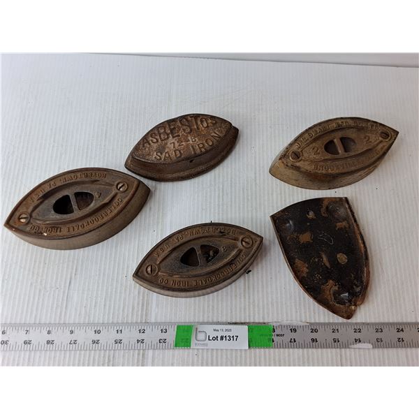 (4) Vintage Sad Irons