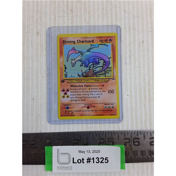 Pokemon "Shining Charizard" Collector's Card - Authenticity Not Guaranteed
