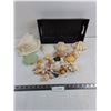 Image 1 : Assorted Artificial & Real Seashells with Tray