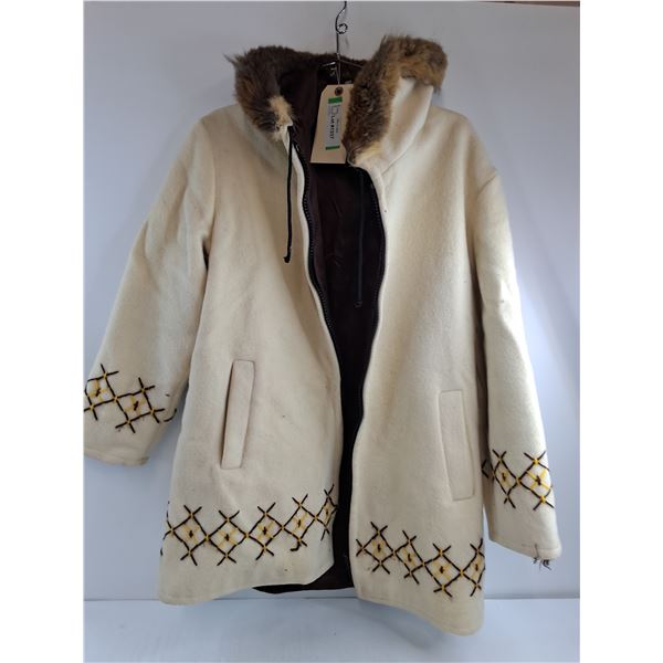 * Opasquia Mfg Wool Coat - Approx S/M Size