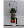 Image 1 : Coleman Gas Lantern (dated 1/79) with Funnels and Pump