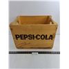 Image 1 : Vintage Pepsi-Cola Wooden Crate 17" x 12" x 12"
