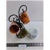 Image 1 : Coffee Mug Tree with 5 Mugs