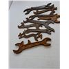 Image 2 : (9) Vintage Wrenches, Tire Gauge