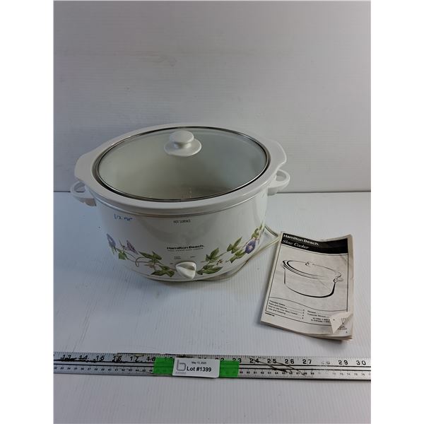 Hamilton Beach Slow Cooker - As Is