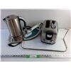 Image 1 : Hamilton Beach Electric Tea Pot, Black & Decker Iron and Toaster - As Is