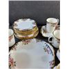Image 2 : Royal Albert Concerto Bone China Ceramic Dining Plates, Mugs, Cream