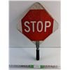 Image 1 : Stop/Slow Road Handheld Sign