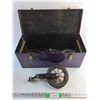 Image 1 : (4) Caster Wheels and Tin Tool Box 22 x 9 x 9"