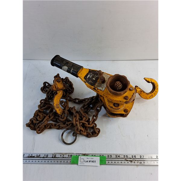 3/4 Ton Chain Hoist