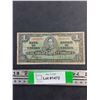 Image 1 : Antique 1937 Canadian 1 Dollar Banknote