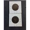 Image 4 : 1882 and 1899 Canadian 1 Cent Coins