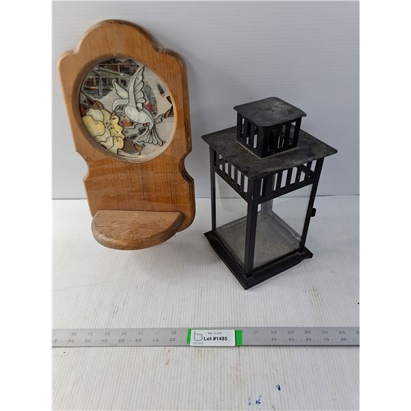 Deorative Shelf and Candle Holder