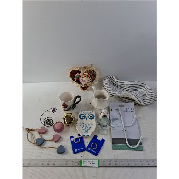 Candle Holders, Spoon Holder, Bell, Cups and Decorations