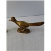 Image 3 : (2) Brass Road Runner Decorations