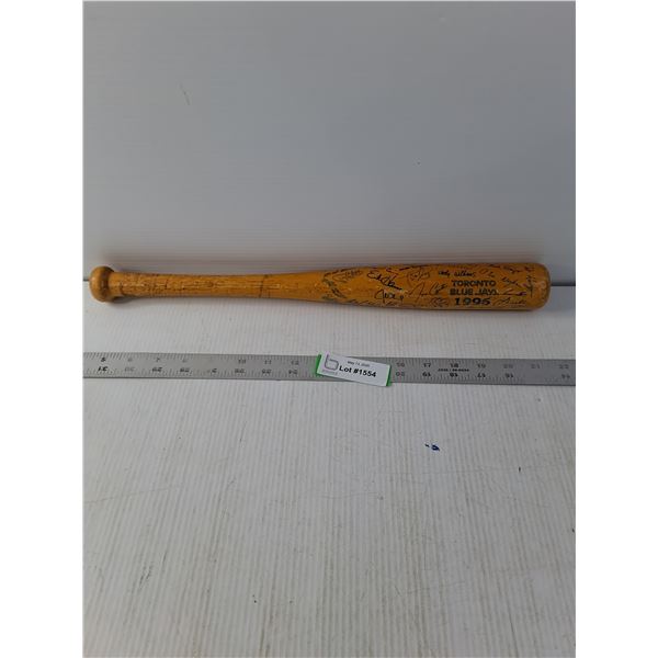 Toronto Blue Jays 1996 Computer Signed Bat