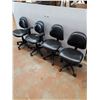 Image 1 : *(4) Vinyl Cushioned Office Chairs, All As Is, Cannot Ship