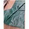 Image 5 : *(2) Coverall Tarps, Green One Is 15ft x 20ft, Orange One Is 20ft x 24ft